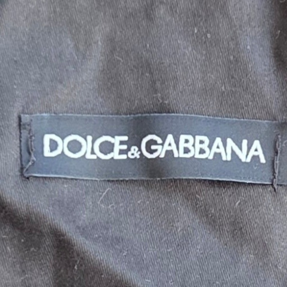 Dolce & Gabbana Set of 2 Black Cotton Drawstring‎ Dust Bags 11x14